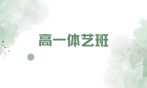 長沙芙蓉中學高一體藝班招生簡章